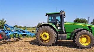 John Deere 8430 tractor + Lemken karat 9 cultivator 2017