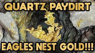 GoldBay.com 2g Quartz Bag Gold Paydirt Reveal