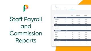 Staff Payroll & Commission Reports