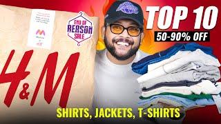 10 Best H&M Shirts/T-Shirt/Jackets for Men | H&M Minimal Haul Myntra EROS SALE 2025 | ONE CHANCE