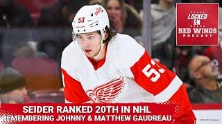 Moritz Seider ranked 20th among NHL D-men | Remembering Johnny & Matthew Gaudreau