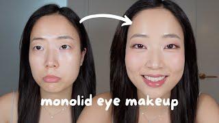 Monolid eye makeup tutorial | Step by step guide for Asian eyes