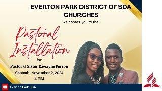 Installation Service for Pastor & Sister Kiwayne Ferron || November 2, 2024