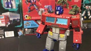 Optimus prime transformers stop motion