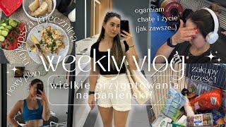 WEEKLY VLOG  Wydałam 600zł w Lidlu Szykuje Menu na PanieńskiHaul zakupowy Wszystko zaniedbałam.