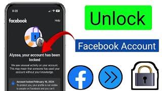 How to unlock Facebook Account (2024)Fix your Account Has been locked Facebook