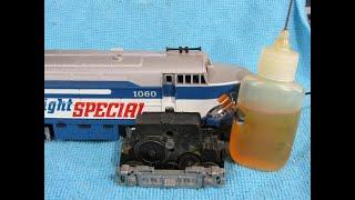 How to Lubricate TYCO PowerTorque Diesel Locomotives