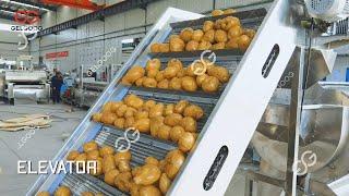 500kg/h Fully Automatic Frozen French Fries Production Line