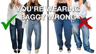 The RIGHT way to style baggy outfits