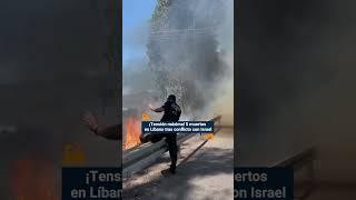 ¡Escalada peligrosa! Respuesta israelí a Hizbulá en curso