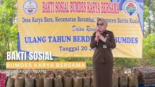 Bakti Sosial BUMDes Karya Bersama Desa Karya Baru