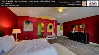 1220 Sheridan By Dr Ruskin, FL Home For Sale! | Lisa Dean