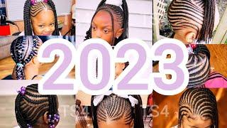 2023 Best Little Girls Cornrows Braids Hairstyles Ideas | Amazing Kids Hairstyles 
