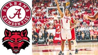 Alabama vs Arkansas State Game Highlights | 2024 Men's College Basketball, Nov 08 2024