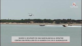 Noticias. Muere el ocupante de una narcolancha al impactar con una patrullera de la Guardia Civil