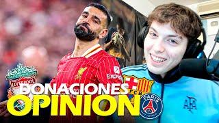 DAVOO XENEIZE OPINA CON SU CHAT DE LIVERPOOL VS PSG - BARCELONA VS BENFICA | CHAMPIONS LEAGUE