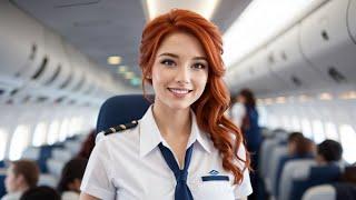 10 BEAUTIFUL FLIGHT ATTENDANTS | AI ART Lookbook