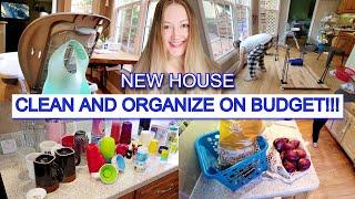 CLEAN AND ORGANIZE KITCHEN // ORGANIZE ON A BUDGET! ORGANIZING MOTIVATION!