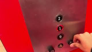 Awesome Vintage Otis Lexan Hydralic Scenic Elevator @ Old Cannery Row. Monterey Ca