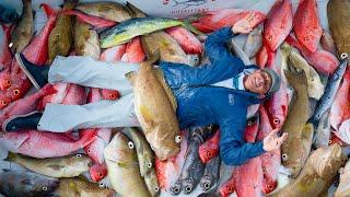 2 Days at Sea...GIANT Fish Haul! (Catch Clean Cook)