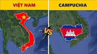 So sánh Việt Nam và Campuchia - Họ đã vượt qua chúng ta chưa ??? Update 2024 mới nhất !!!