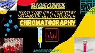 Types of Chromatography | Chromatography | Biology in 1 Minute | #Biosomes #Biology #Biophysics