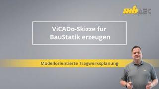 ViCADo-Skizze für BauStatik erzeugen