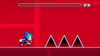 Sonic in Geometry Dash