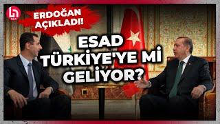 Beşşar Esad, Türkiye'ye mi geliyor? Erdoğan'dan 'davet' açıklaması!