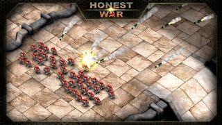 Honest War - 3D стратегия (RTS) БОЙ - 40 Миротворцев VS 10 Наташ