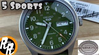 Seiko srpg33 New 5 Sports field watch