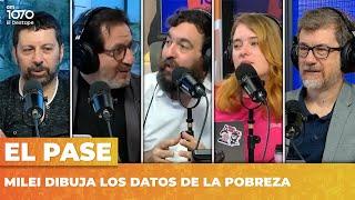 MILEI DIBUJA LOS DATOS DE LA POBREZA | El Pase