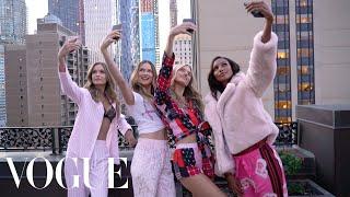 The Victoria’s Secret Angels' Plaza Hotel Sleepover | Vogue