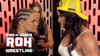 Leyla Hirsch & Diamante will meet in a NO HOLDS BARRED FIGHT! | #ROH TV 06/27/24