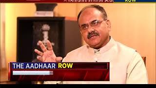 The Aadhaar Row: UIDAI CEO Ajay Bhushan Pandey Exclusive (Part 1)