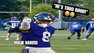 NY Giants ROOKIE Minicamp Highlights DAY 2: Malik Nabers runs routes EFFORTLESSLY in drills 