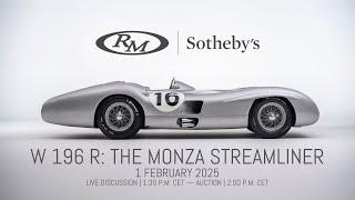 RM Sotheby's | W 196 R: The Monza Streamliner - 1 February 2025