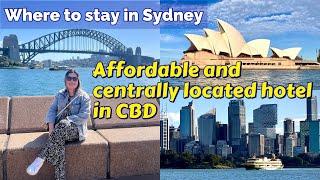 Affordable hotel in Sydney CBD | YEHS Hotel QVB | Australia Vlog