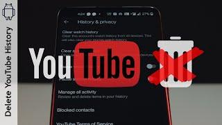 How To Delete YouTube History On Android (really easy)