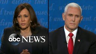 Harris and Pence discuss voting and possible peaceful transfer of power