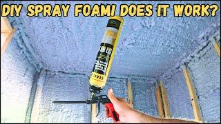 DIY Spray Foam Kit! Does It WORK???