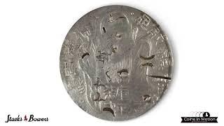 Heavily Chopmarked but Nevertheless Enticing "Old Man" Dollar in Rarities Night Auction at Stack's