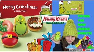 Krispy Kreme Merry Grinchmas Donuts | Our First Time Trying Them