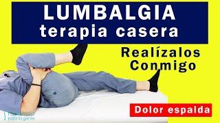 Lumbalgia, dolor espalda baja, terapia casera