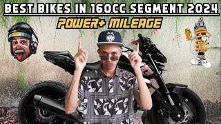 Best 160cc segment bikes| powerful and best mileage bikes 2024