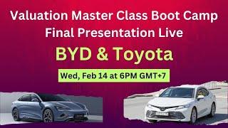 Valuation of BYD & Toyota – Valuation Master Class Boot Camp