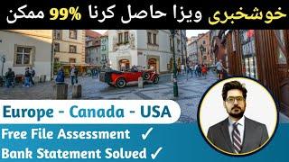 Complete File & Bank Statement For Visit Visa || Europe - Canada - USA || Improve Your Visa Ratio ||