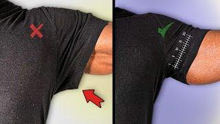 How To Make Your T-Shirt Sleeves Fit PERFECTLY