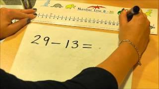 Year 2 Subtraction - partitioning using 2, 2-digit numbers