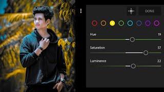 Lightroom yellow and blue colour photo editing | photo editing kaise kare Lightroom me | lr editing